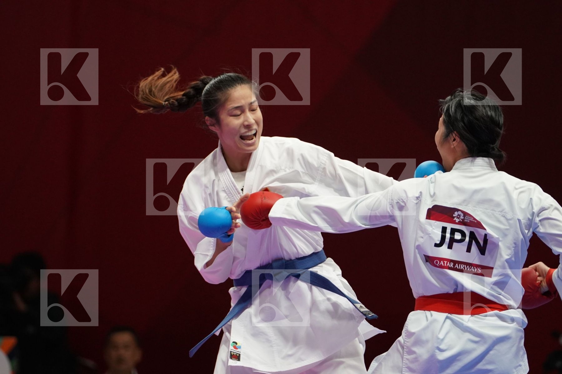 KAYO SOMEYA (JAPAN) vs LINGLING TANG (CHINA) in Senior Kumite Ð 68 Kg - Qualification