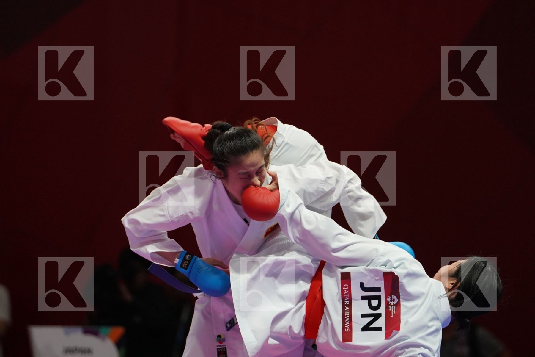 KAYO SOMEYA (JAPAN) vs LINGLING TANG (CHINA) in Senior Kumite Ð 68 Kg - Qualification