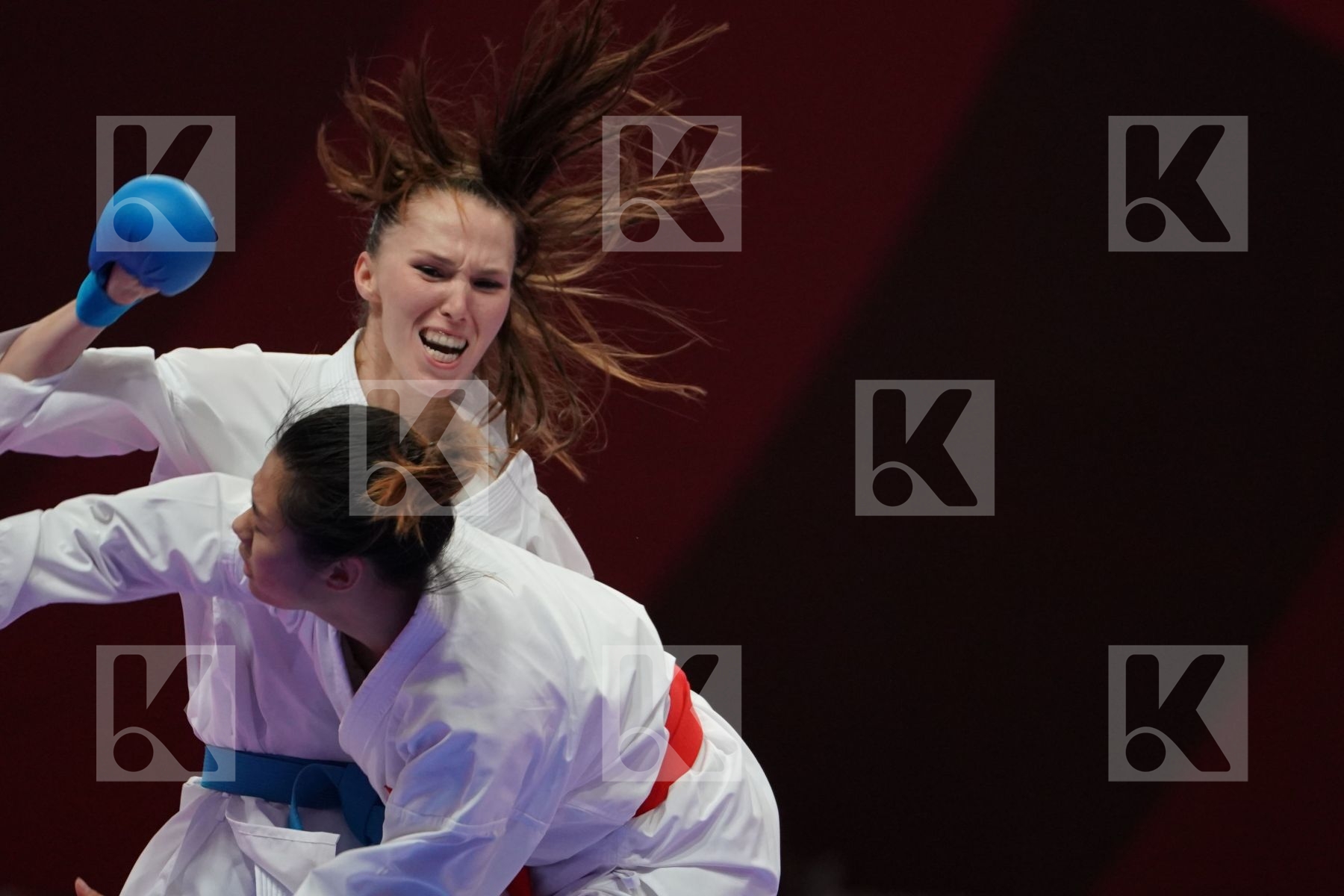 THI NGOAN NGUYEN (VIETNAM) vs GUZALIYA GAFUROVA (KAZAKHSTAN) in Senior Kumite Ð 68 Kg - Qualification