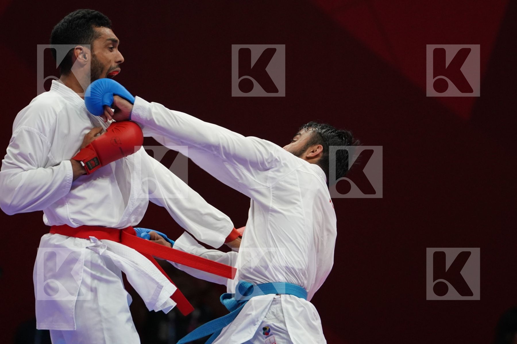 SHARMENDRAN RAGHONATHAN (MALAYSIA) vs SAADI GHULAM ABBAS (PAKISTAN) in Senior Kumite Ð 75 Kg - Qualification