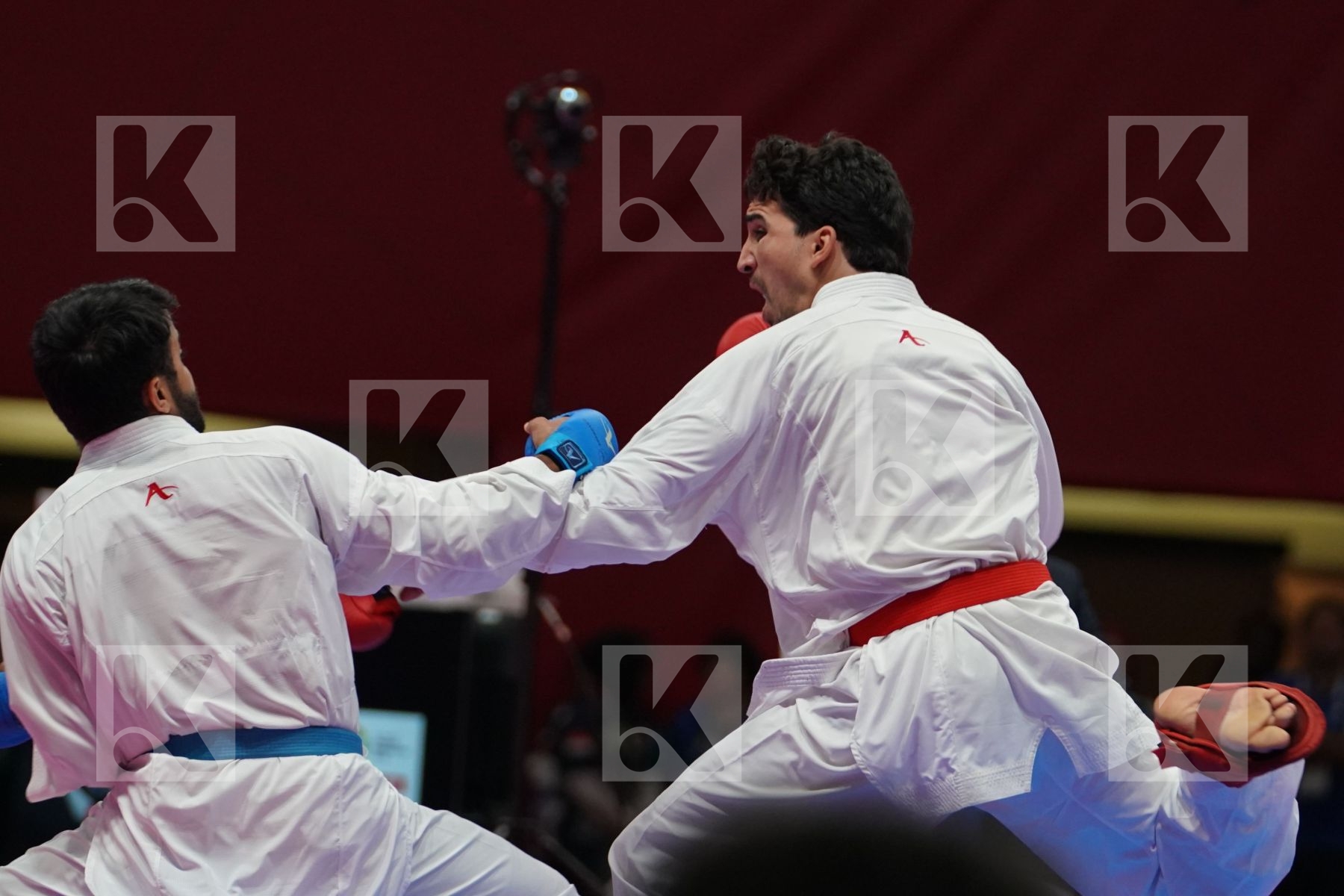 BASHAR ALNAJJAR (JORDAN) vs SAADI GHULAM ABBAS (PAKISTAN) in Senior Kumite Ð 75 Kg - bronze
