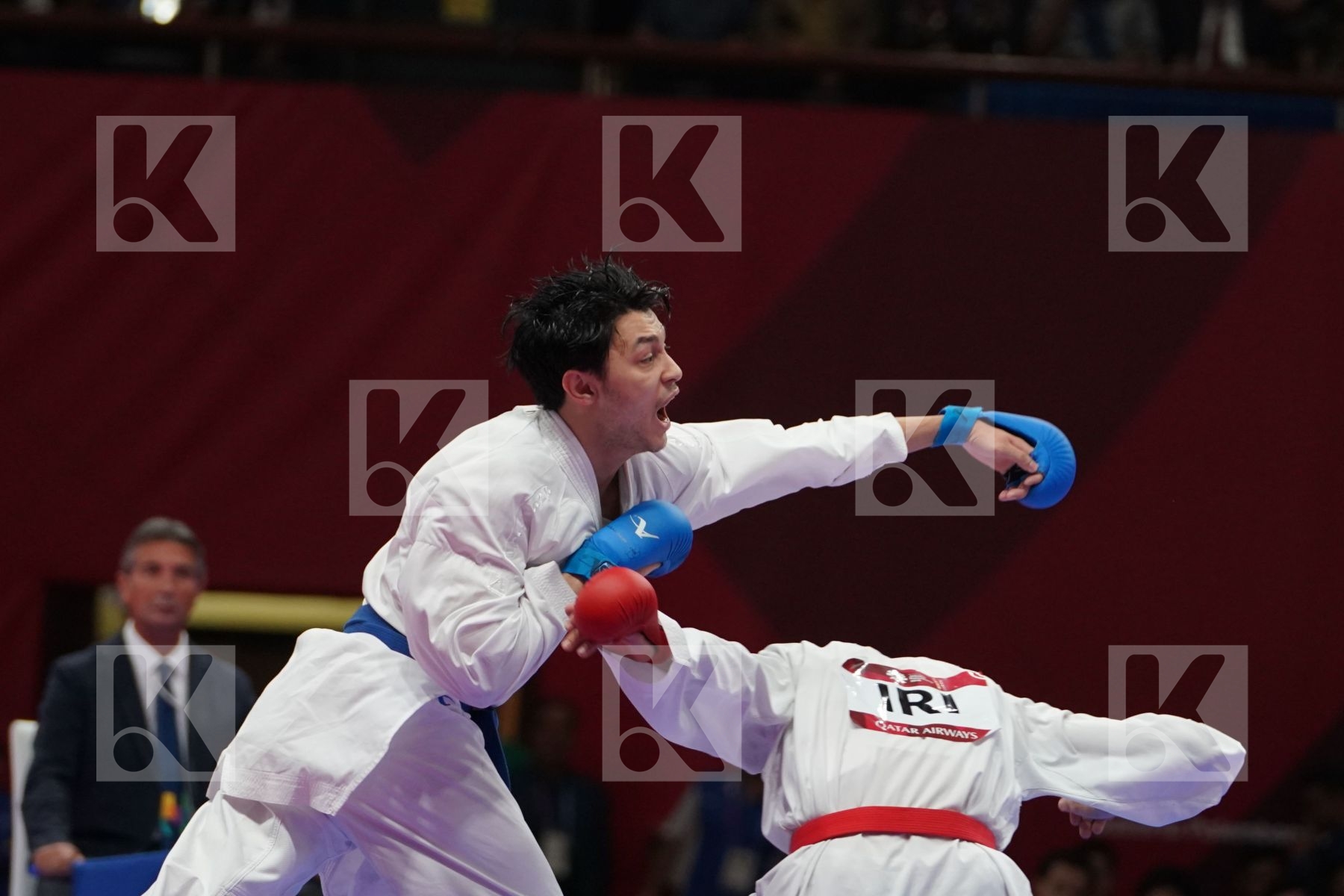BAHMAN ASGARI GHONCHEH (ISLAMIC REPUBLIC OF IRAN) vs RAEF ADEL ALTURKISTANI (SAUDI ARABIA) in Senior Kumite Ð 75 Kg - final