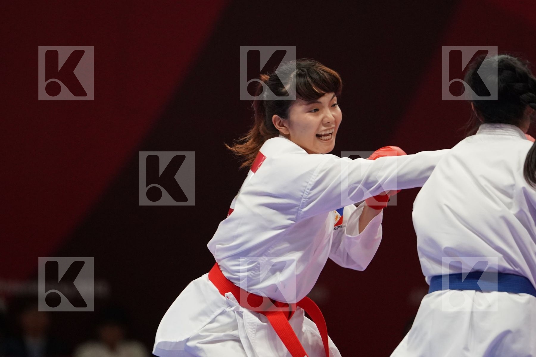 TSUKII JUNNA (PHILIPPINES) vs PAWEENA RAKSACHART (THAILAND) in Senior Kumite -50 Kg - Bronze