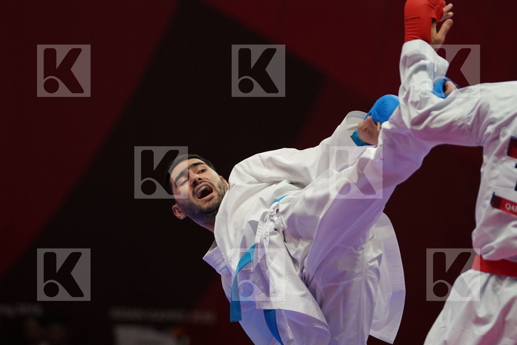 CHUNWEI WU (CHINESE TAIPEI) Vs SHAKHBOZ AKHATOV (UZBEKISTAN) in Senior Kumite Ð 84 Kg - Bronze