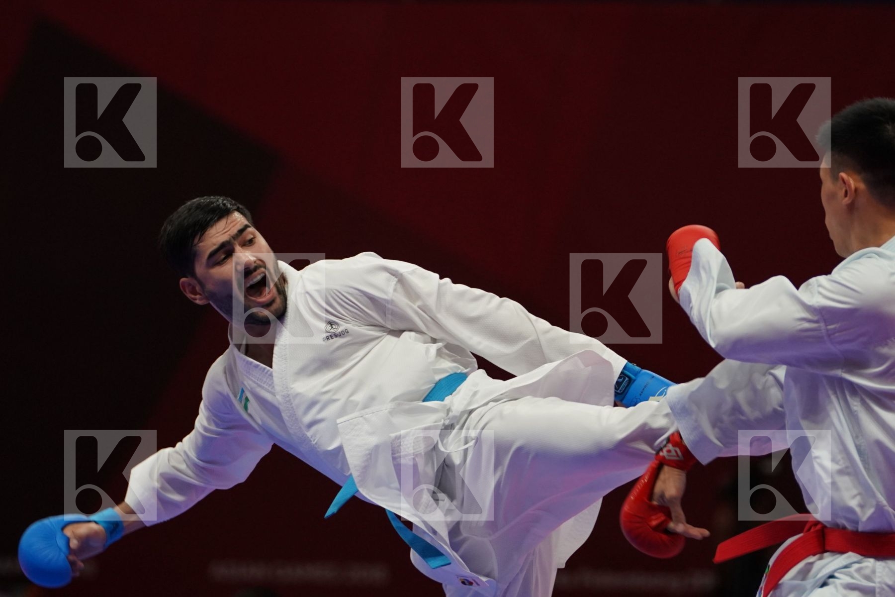 CHUNWEI WU (CHINESE TAIPEI) Vs SHAKHBOZ AKHATOV (UZBEKISTAN) in Senior Kumite Ð 84 Kg - Bronze